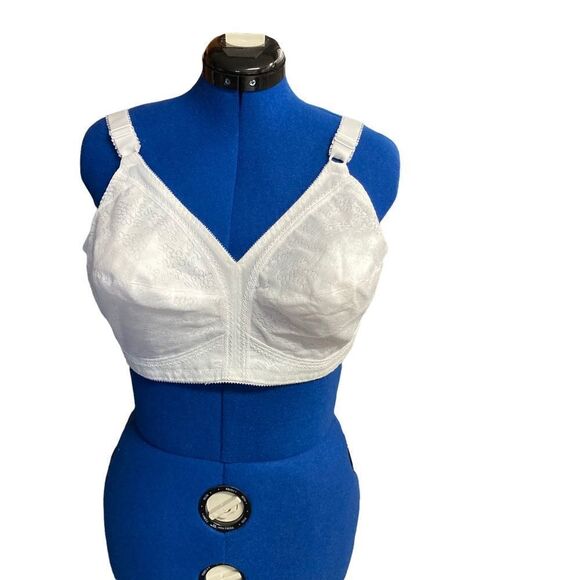 PLAYTEX White Bra 46C NO WIRE - Picture 1 of 8